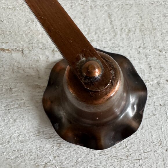 Vintage Copper Candle Snuffer with Twisted Handle - Picture 8 of 8